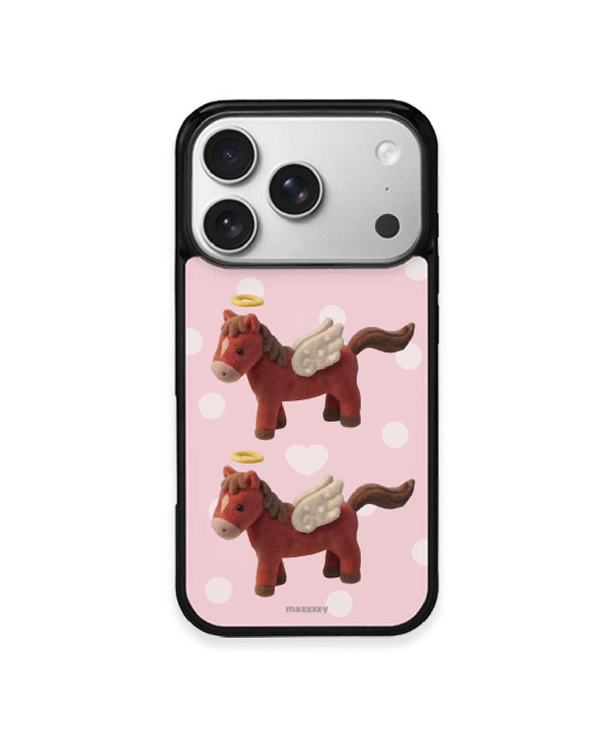 마찌(MAZZZZY) love pony glass case (Pink)