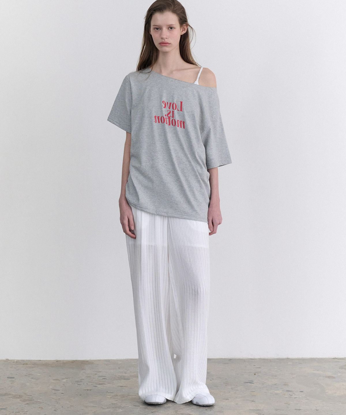 앤니즈(ANDNEEDS) Parco two tuck pants (white)