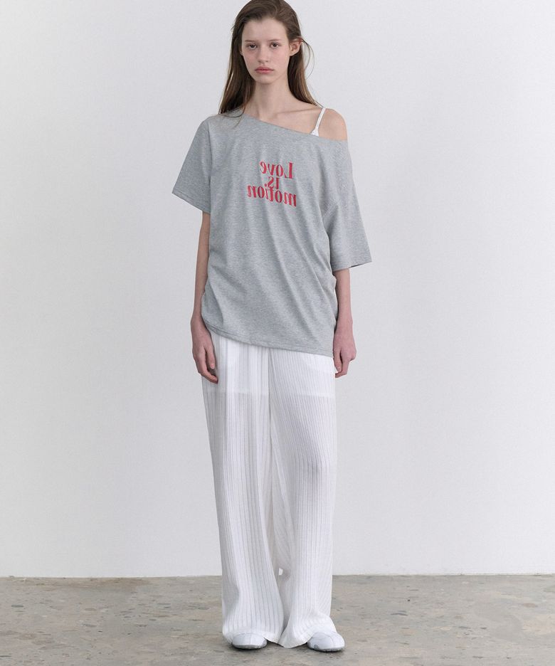 Parco two tuck pants (white)