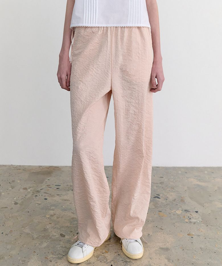 Mellow side string pants (peach)