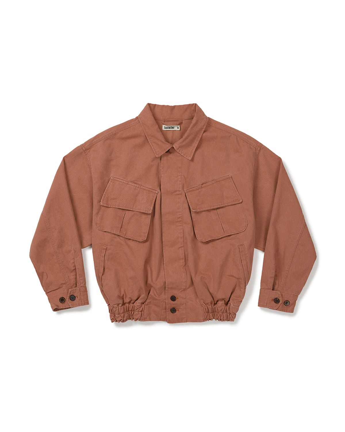 카락터(KARACTOR) Quiet Trucker Jacket / Amber