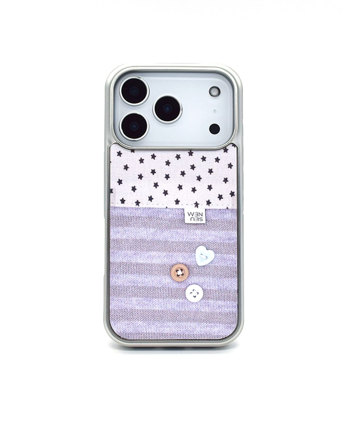 세컨드유니크네임(SECOND UNIQUE NAME) SUN CASE GRAPHIC BUTTON PURPLE