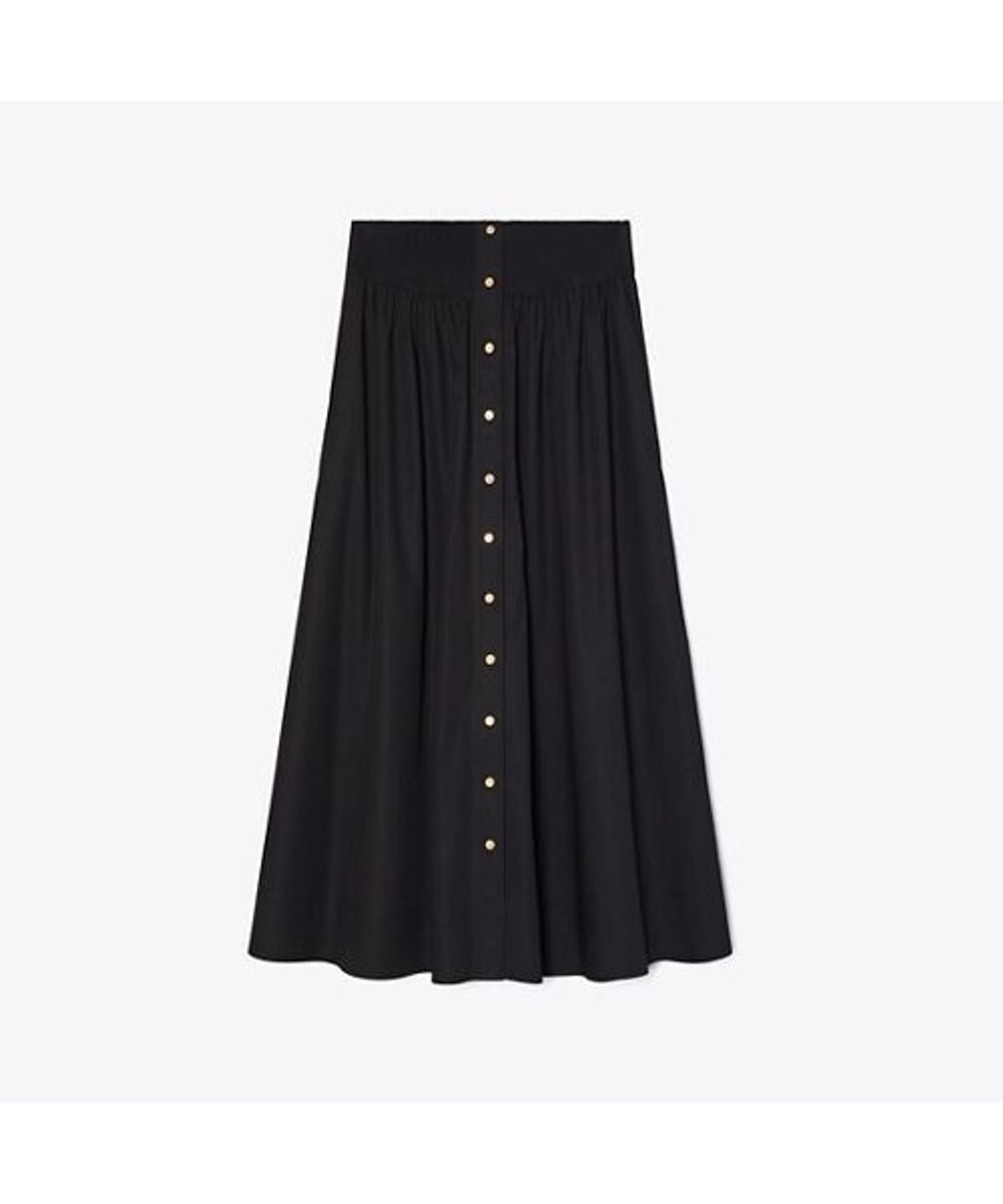 토리버치(TORYBURCH) 로미 포플린 스커트 - 블랙
