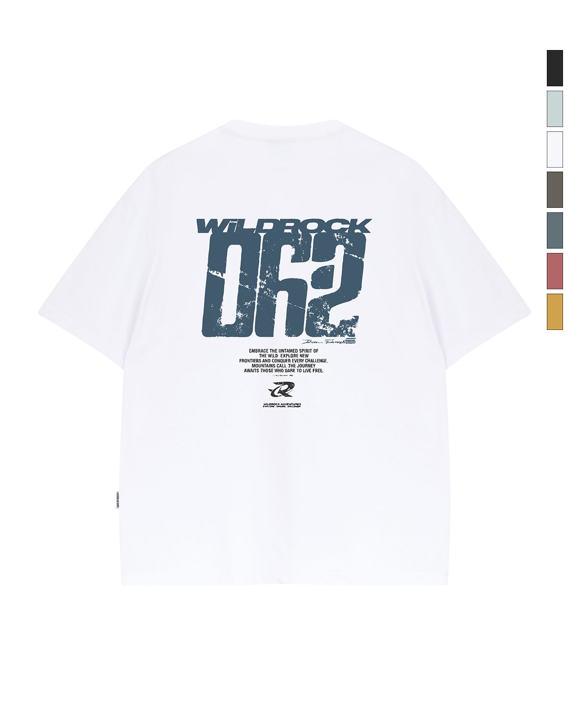 와일드락(WILDROCK) WILD 062 쿨코튼 오버핏 반팔 티셔츠
