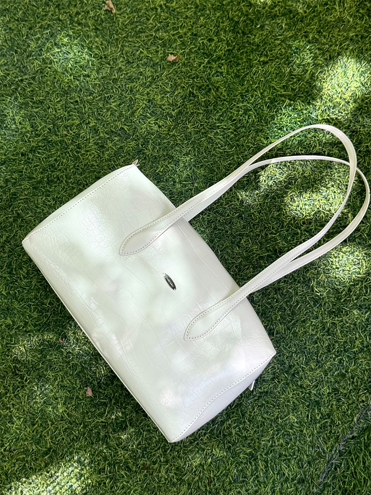 드왓츄럽(DWYL) 블랑 크로코백 Blanc Croco Bag - White