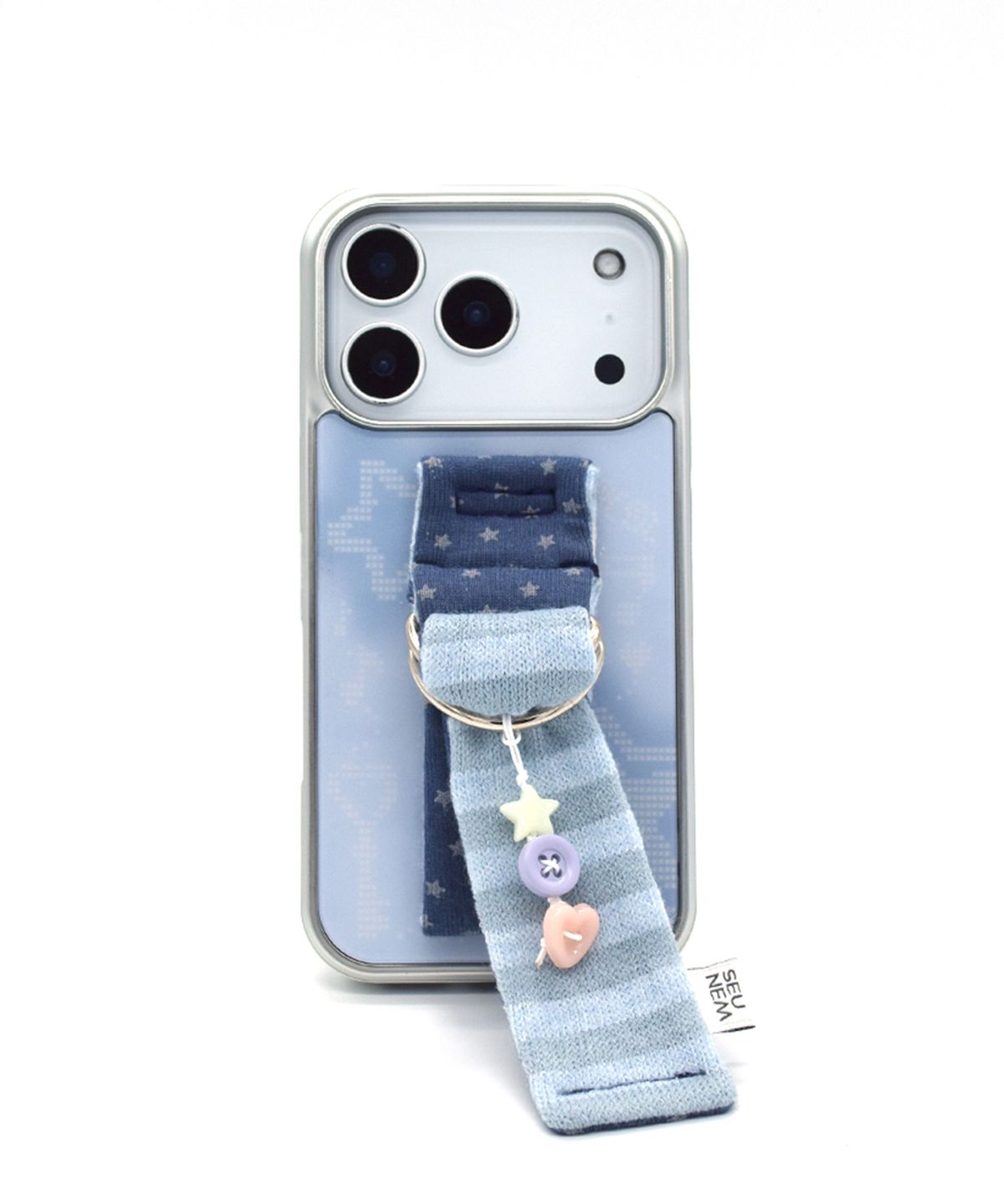 세컨드유니크네임(SECOND UNIQUE NAME) SUN CASE BUTTON BELT SKY
