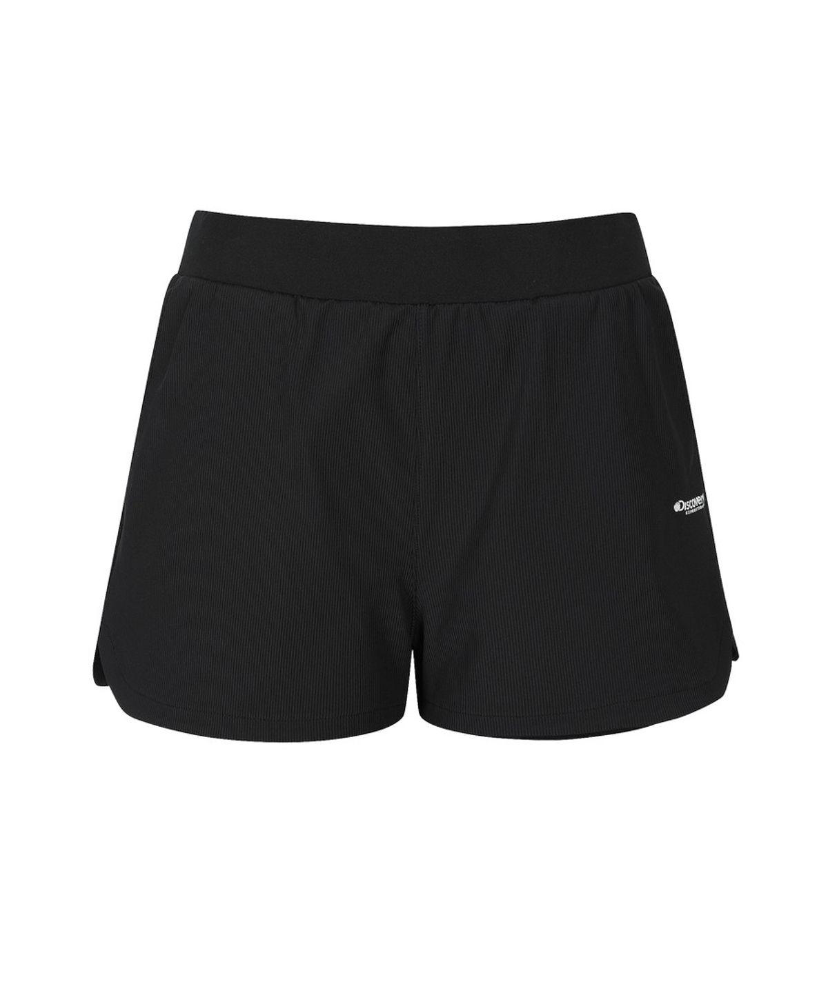 디스커버리 익스페디션(DISCOVERY EXPEDITION) 여성 조직감 셋업 쇼츠 (BLACK)