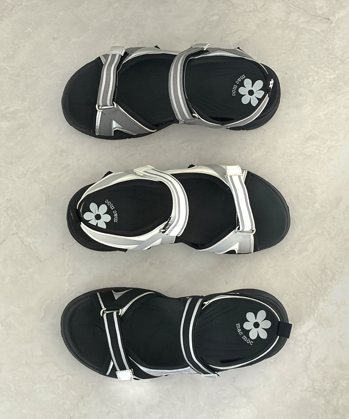마크모크(MAC MOC) Weve 위브 투톤 테이프 스포츠 샌들_3colors (3.5cm)