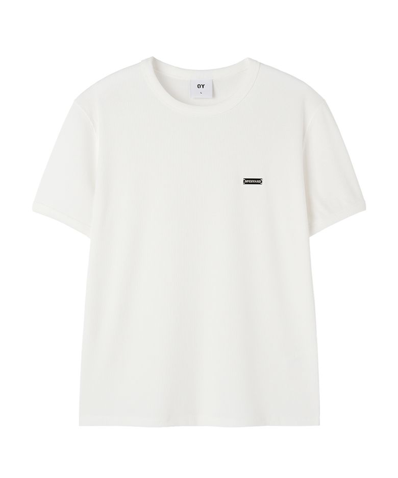 METAL LOGO RIP TEE - WHITE