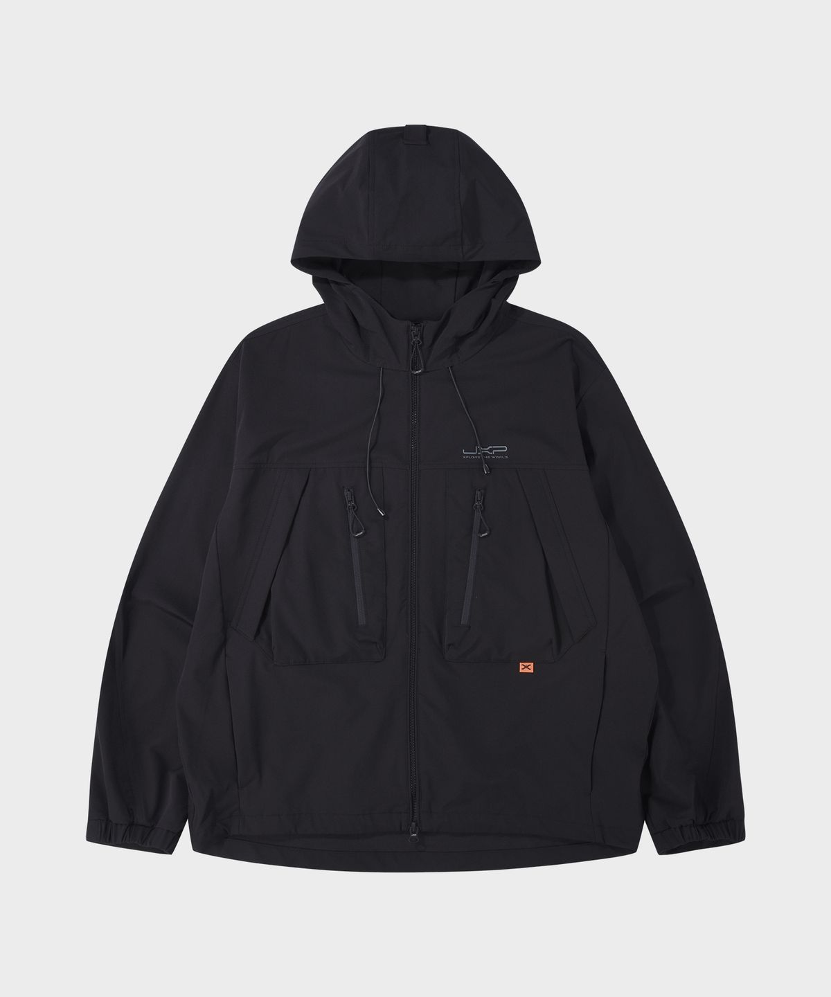 제이엑스피(JXP) Chest Pocket Windbreaker Jacket (JR1JPU273BK)