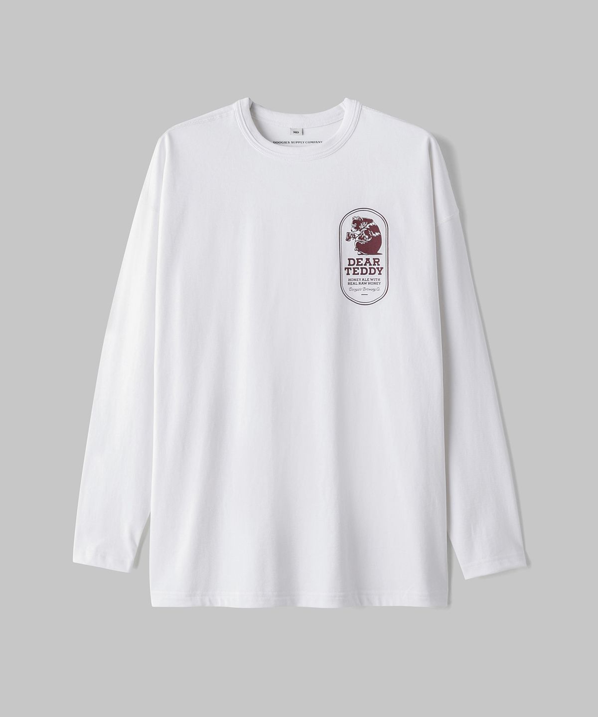 두기스 서플라이 컴퍼니(DOOGIES SUPPLY CO) Loose Long Sleeve DT Bear Mark Tee