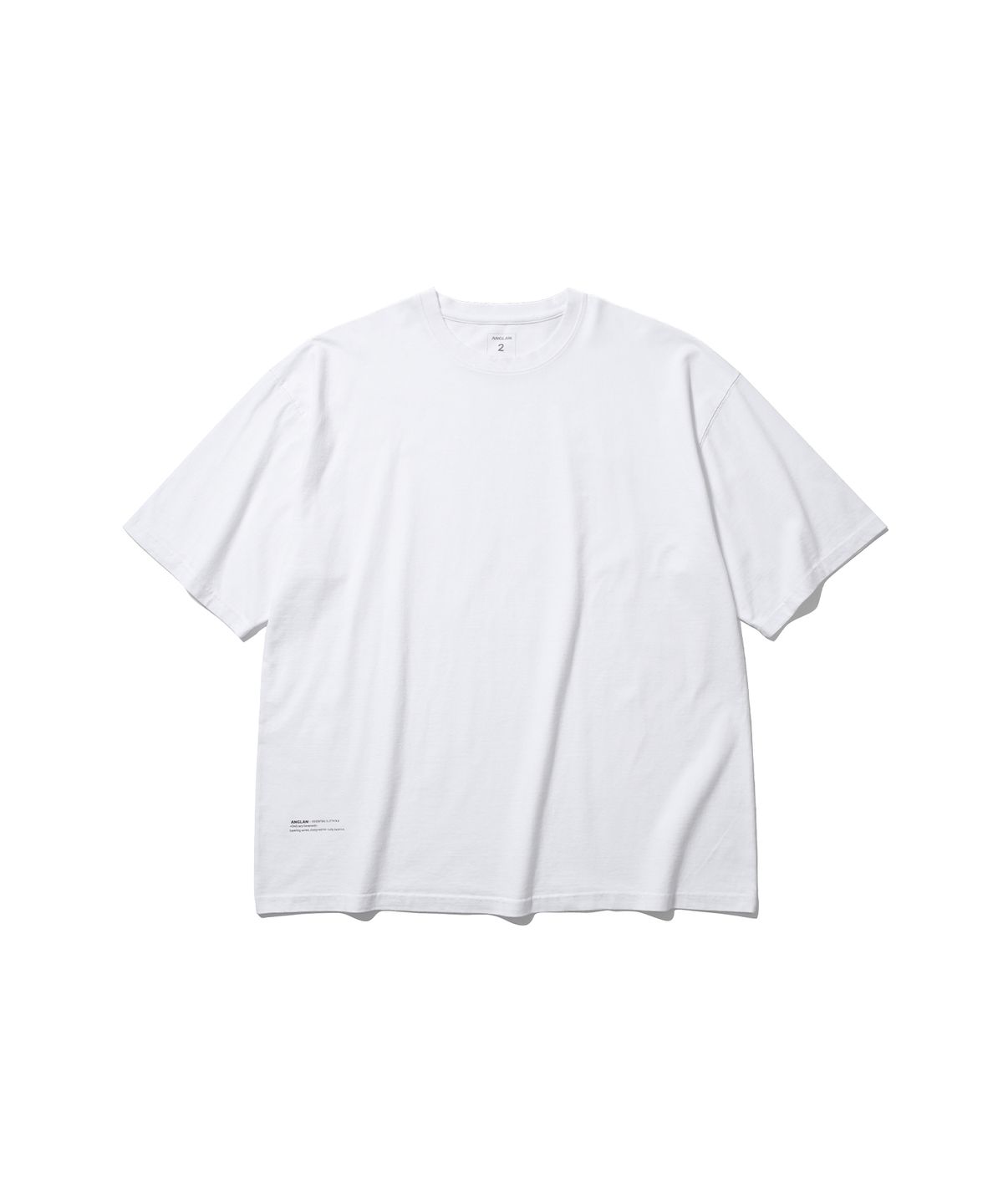 앵글런(ANGLAN) Essential Layer Half Tee - White