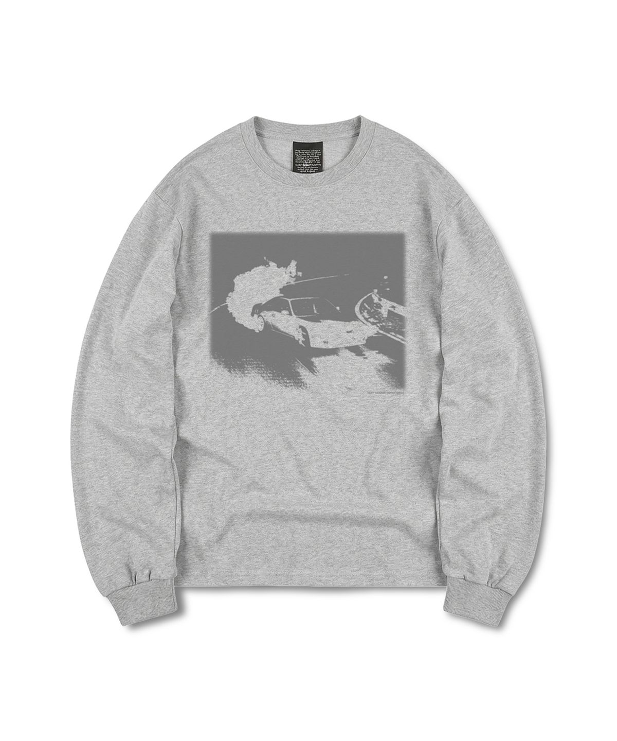 더트(DURT) DRIFT LONG SLEEVE TEE (GREY)