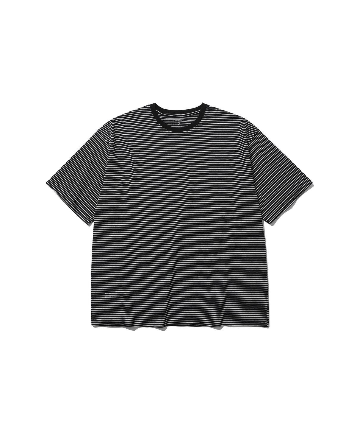 앵글런(ANGLAN) Essential Layer Half Tee - Striped