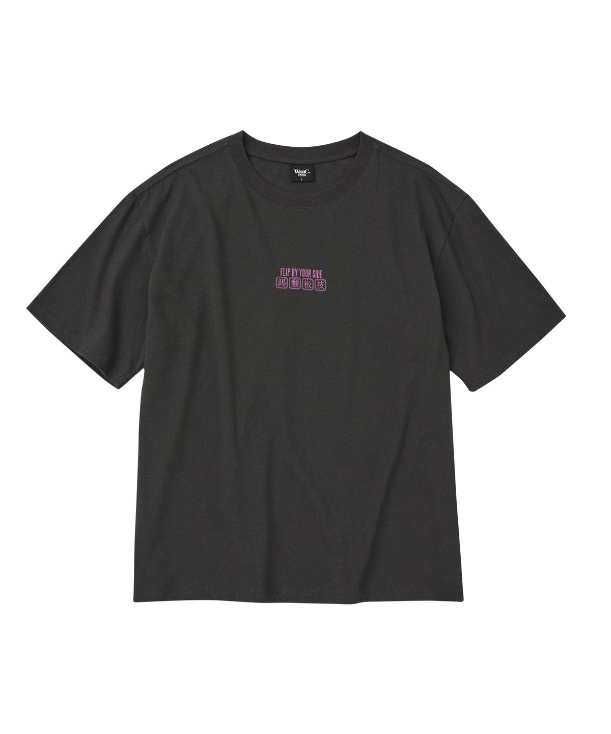 더블유엠씨(WMC) MANJA DOG 티셔츠_CHARCOAL GREY