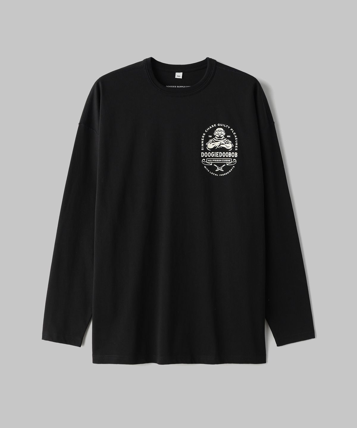 두기스 서플라이 컴퍼니(DOOGIES SUPPLY CO) Loose Long Sleeve DD Head Chef Tee