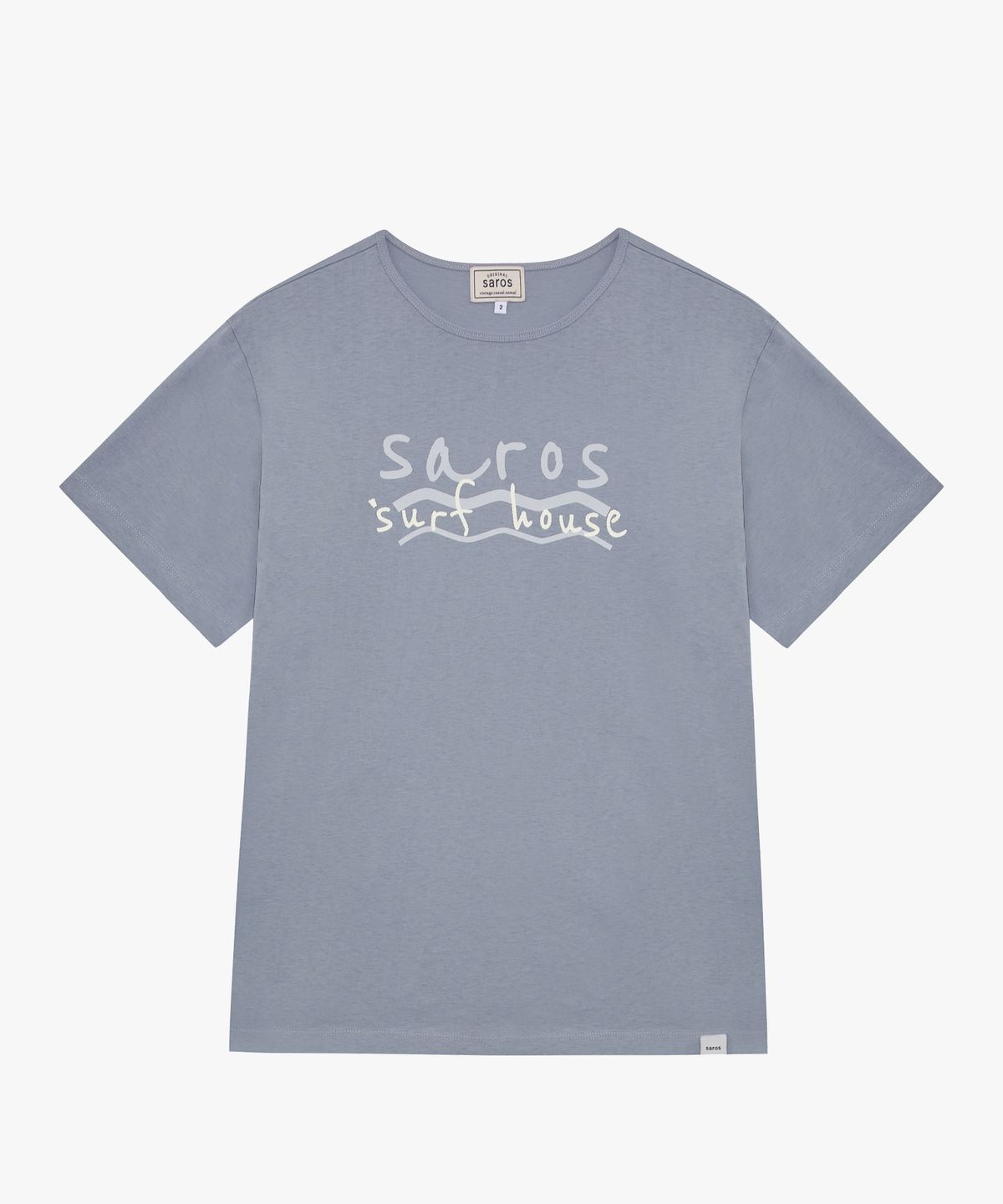 사로스(saros) Saros surf house T-shirt - Blue(2)