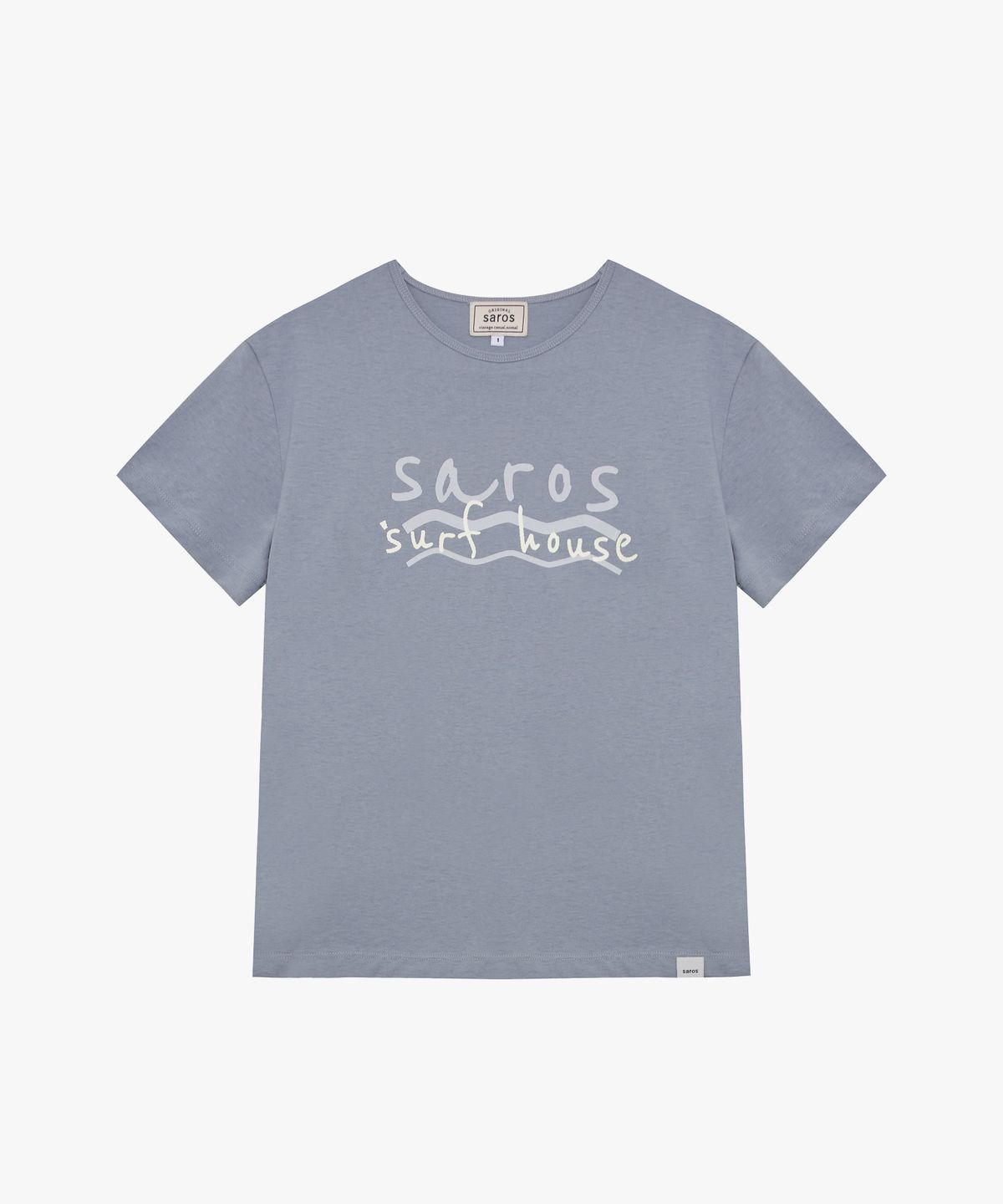 사로스(saros) Saros surf house T-shirt - Blue(1)