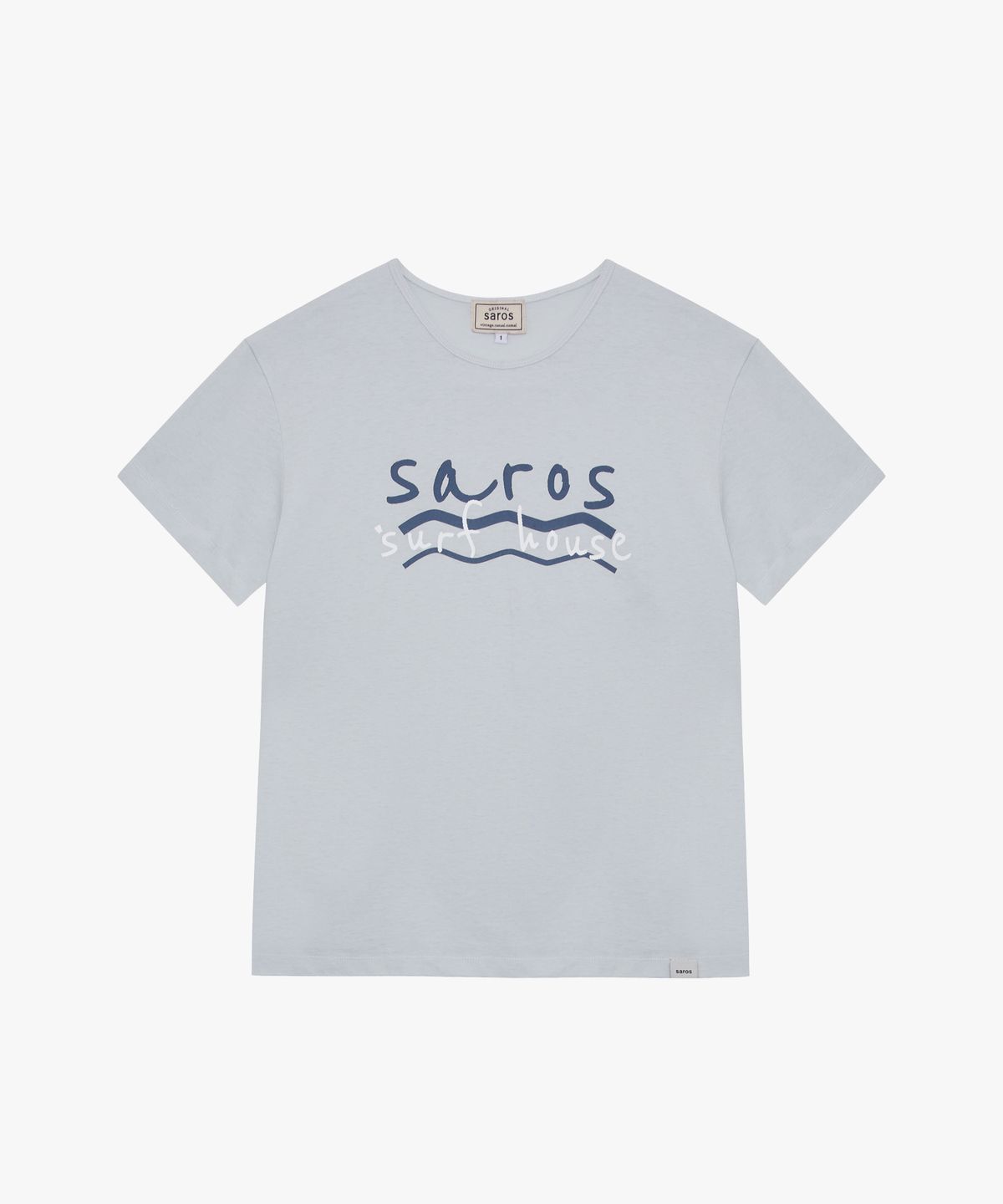 사로스(saros) Saros surf house T-shirt - Sky Blue(1)