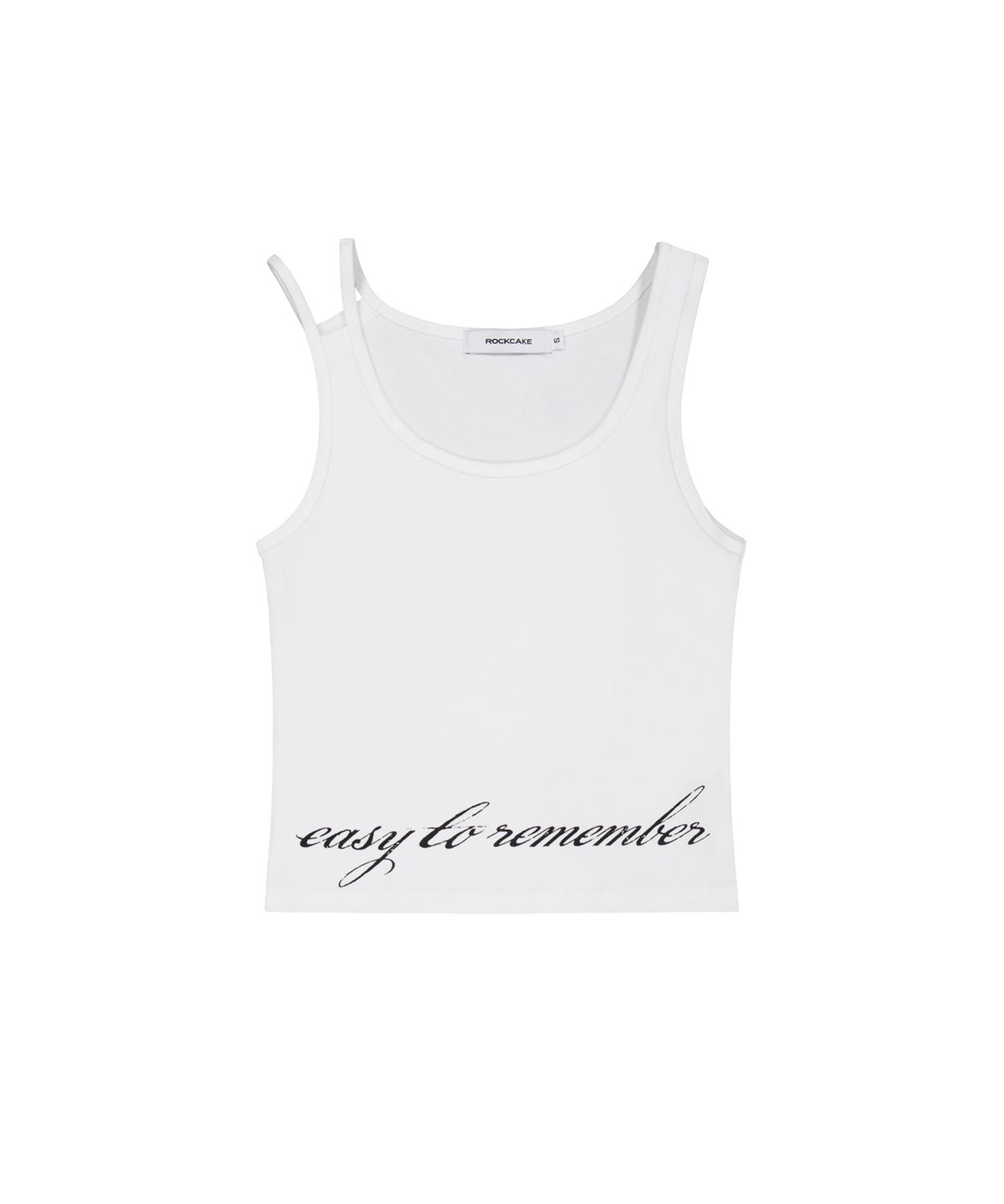 락케이크(ROCKCAKE) Back Line Strap Sleeveless - Ivory