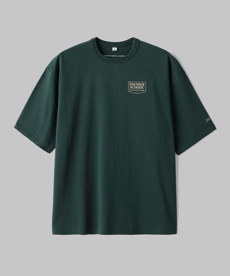 Loose Short Sleeve SS School Emblem Tee