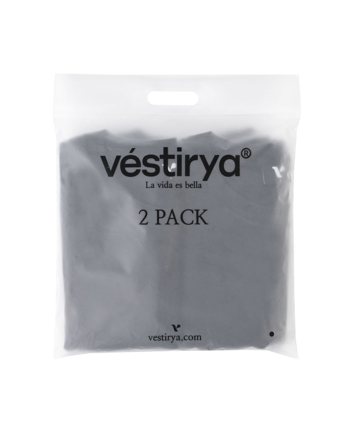 베스티리아(VESTIRYA) Everyday 2-Pack T-shirts Black