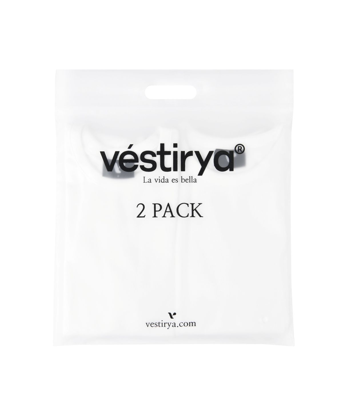 베스티리아(VESTIRYA) Everyday Crop 2-Pack T-shirts White