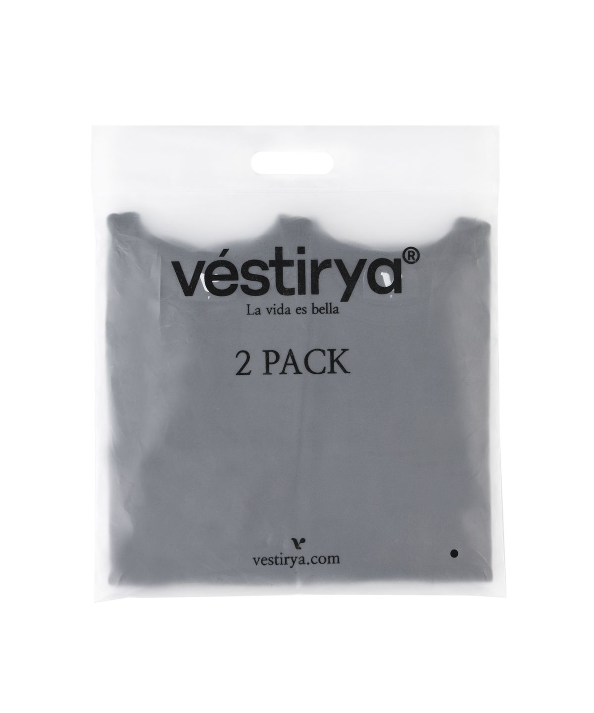 베스티리아(VESTIRYA) Everyday Crop 2-Pack T-shirts Black