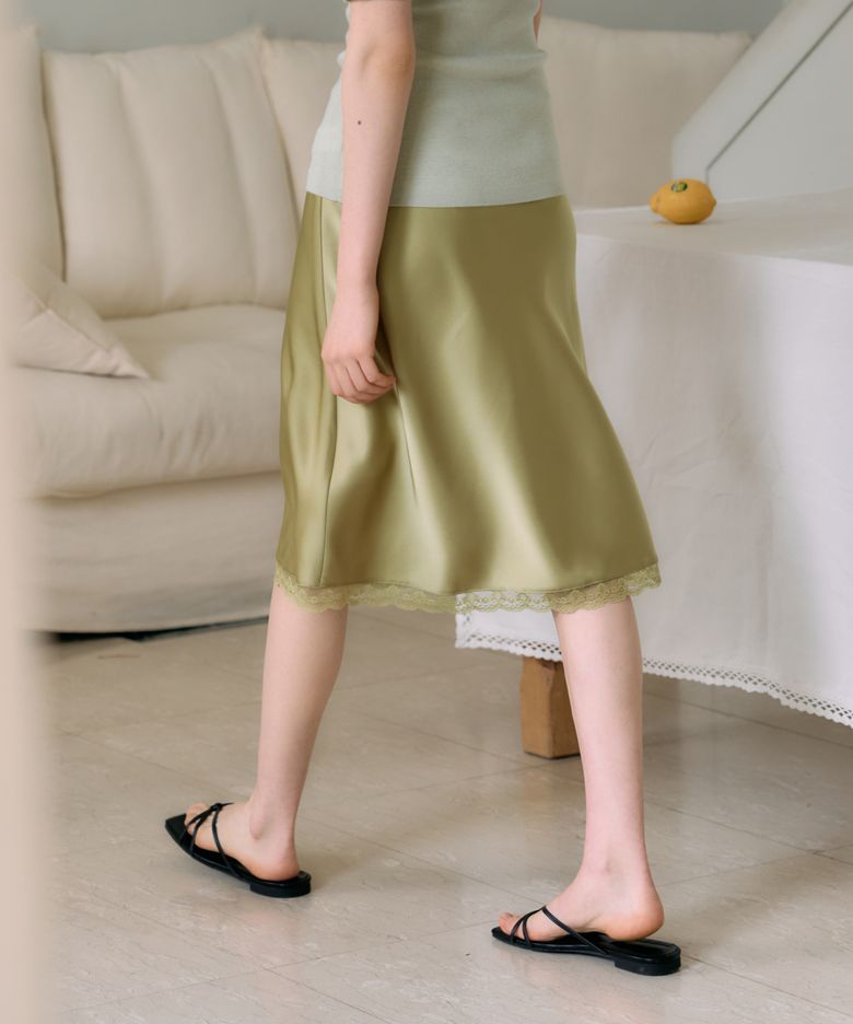 Celia midi Sateen Skirt_3Color