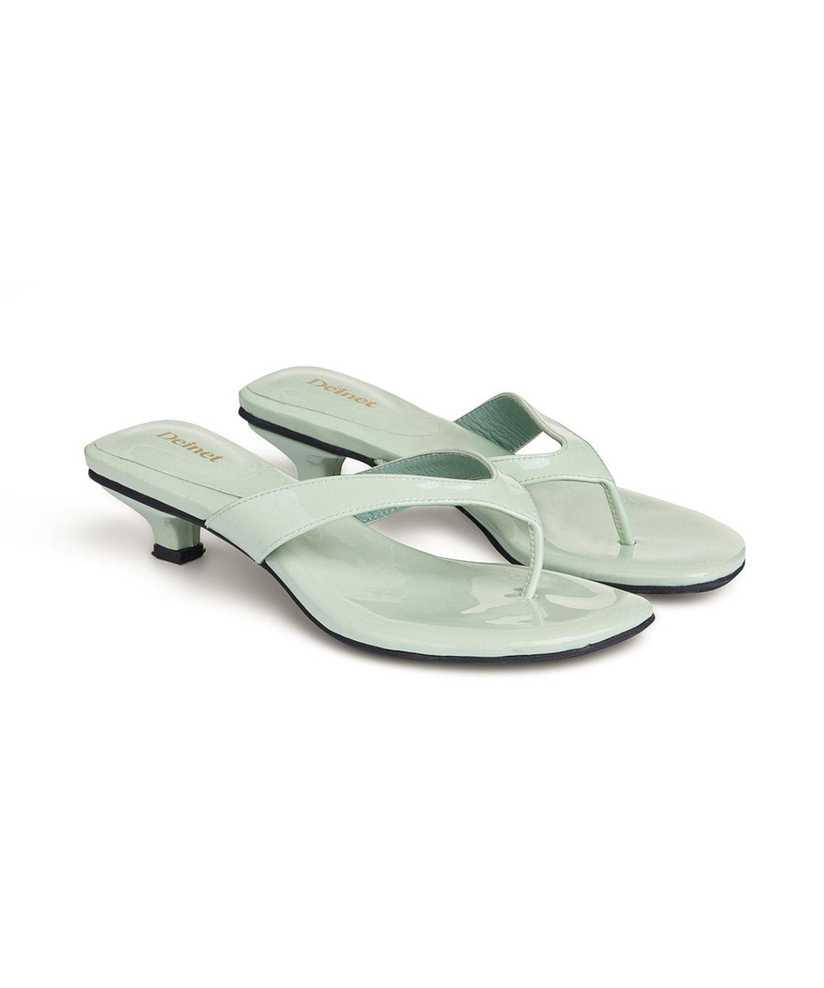 다이닛(DEINET) ENAMEL FLIP FLOP IN MINT