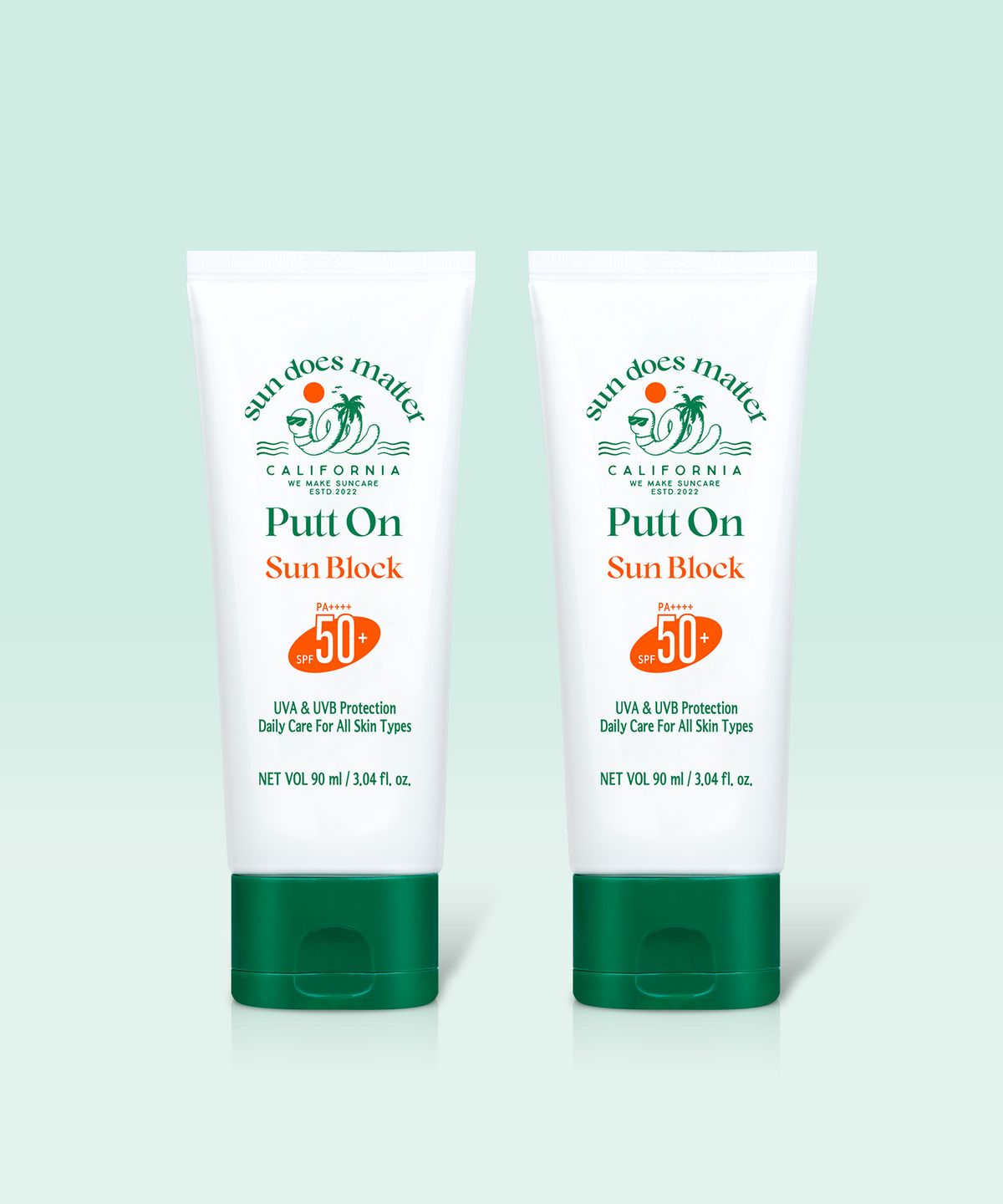 선더즈매터(SUNDOESMATTER) [2개] 퍼트 온 선 블록 90ml+90ml