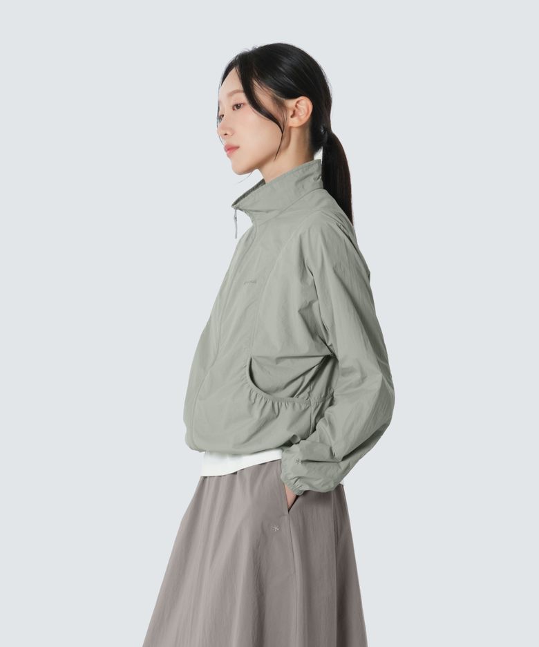 피코 선블록 초경량 여성 스탠드넥 바람막이 (S26MWTWB77) Light Khaki