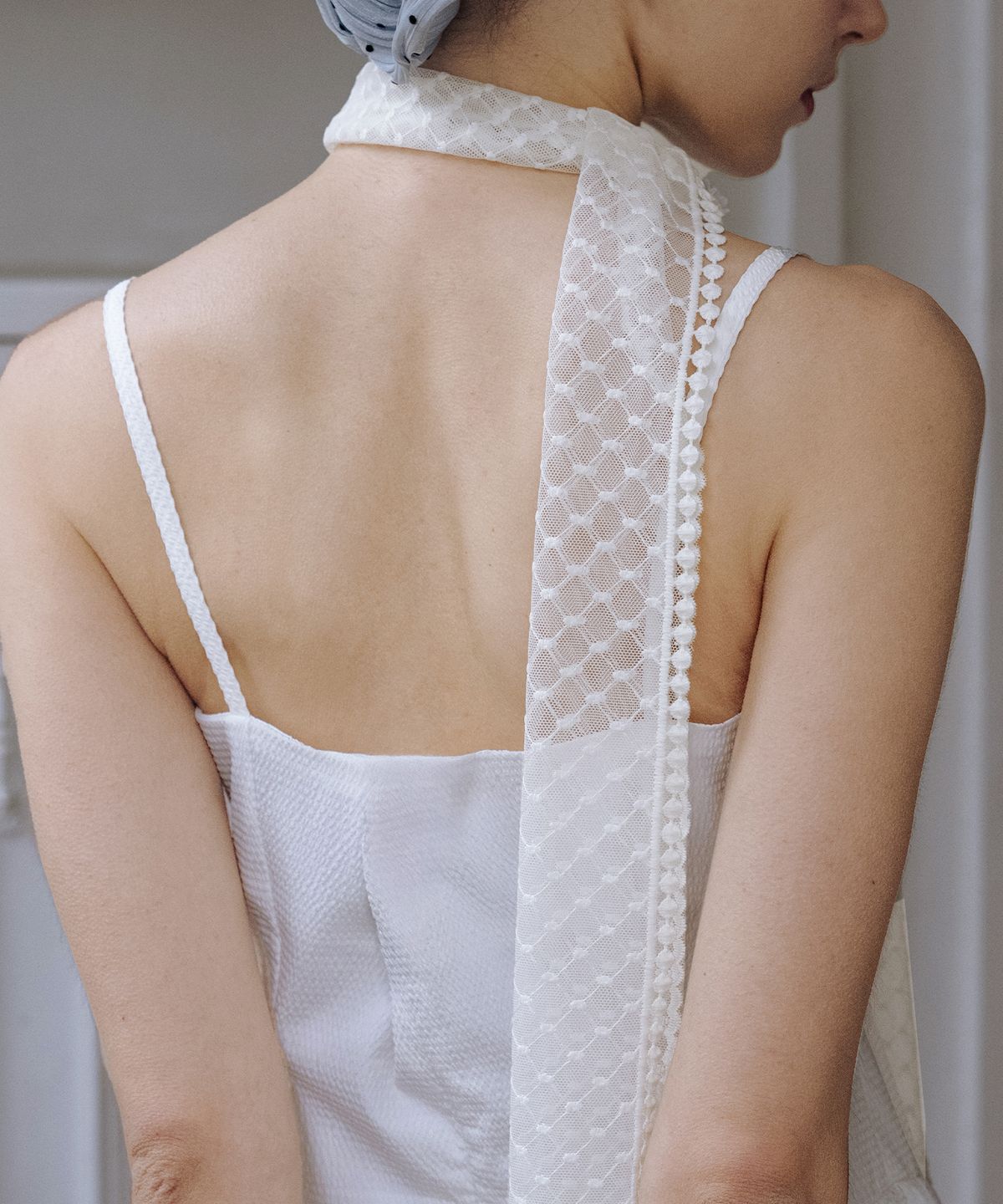하스(HAS) HMS016 Lace Dot Scarf