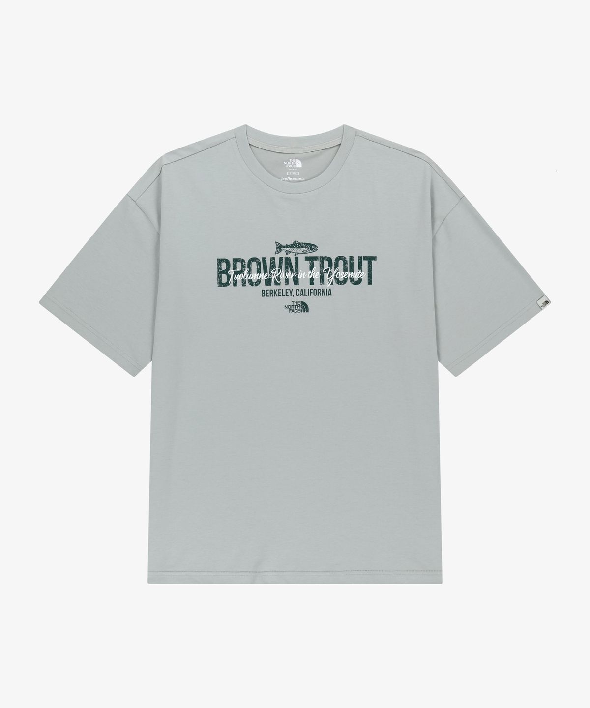 노스페이스(THE NORTH FACE) NT7US24L 트루타 반팔 티 ICE GRAY