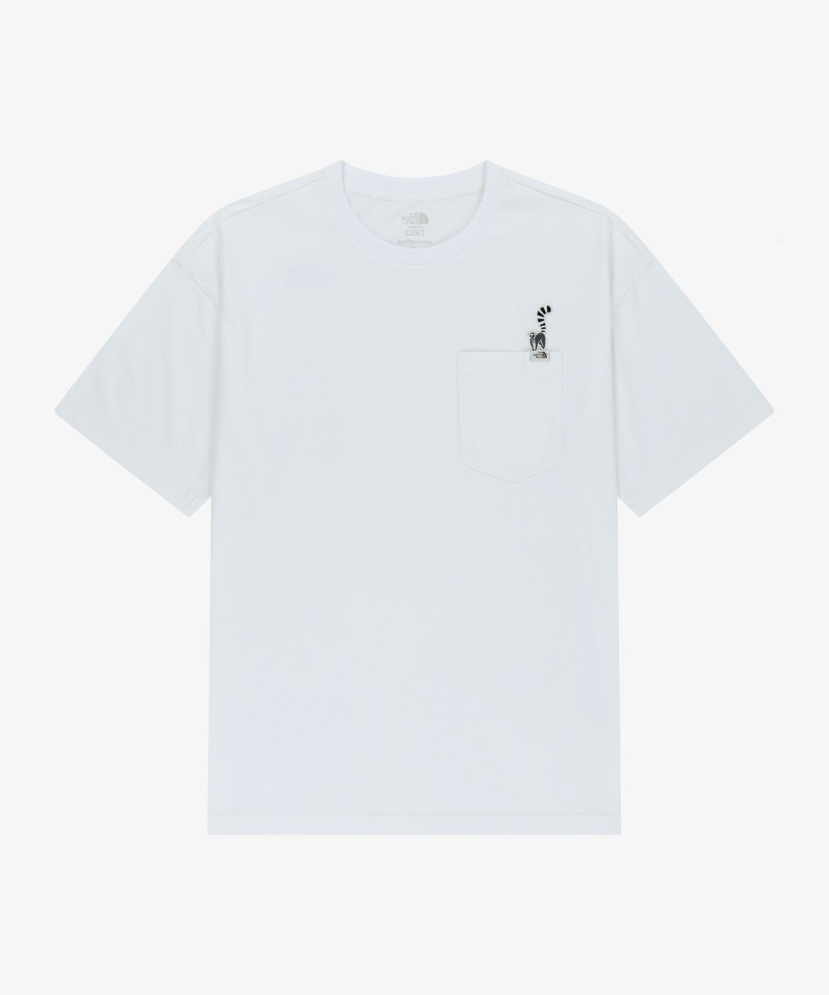 노스페이스(THE NORTH FACE) NT7US26J 페이블 포켓 반팔 티 WHITE