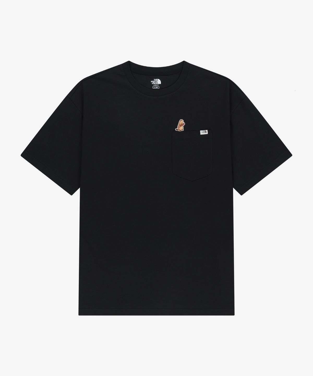 노스페이스(THE NORTH FACE) NT7US26K 페이블 포켓 반팔 티 BLACK