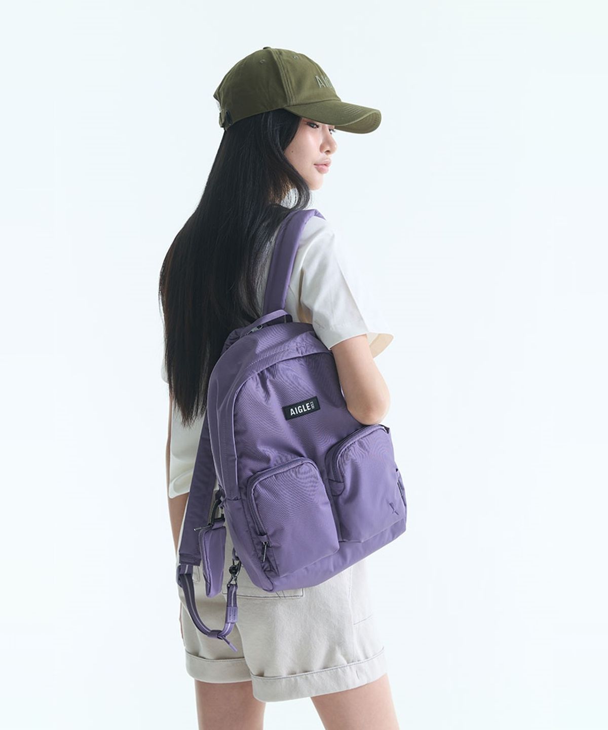 에이글(Aigle) 공용 팩세이프 - 백팩 (12.3L) AAS26UBAC005MGR