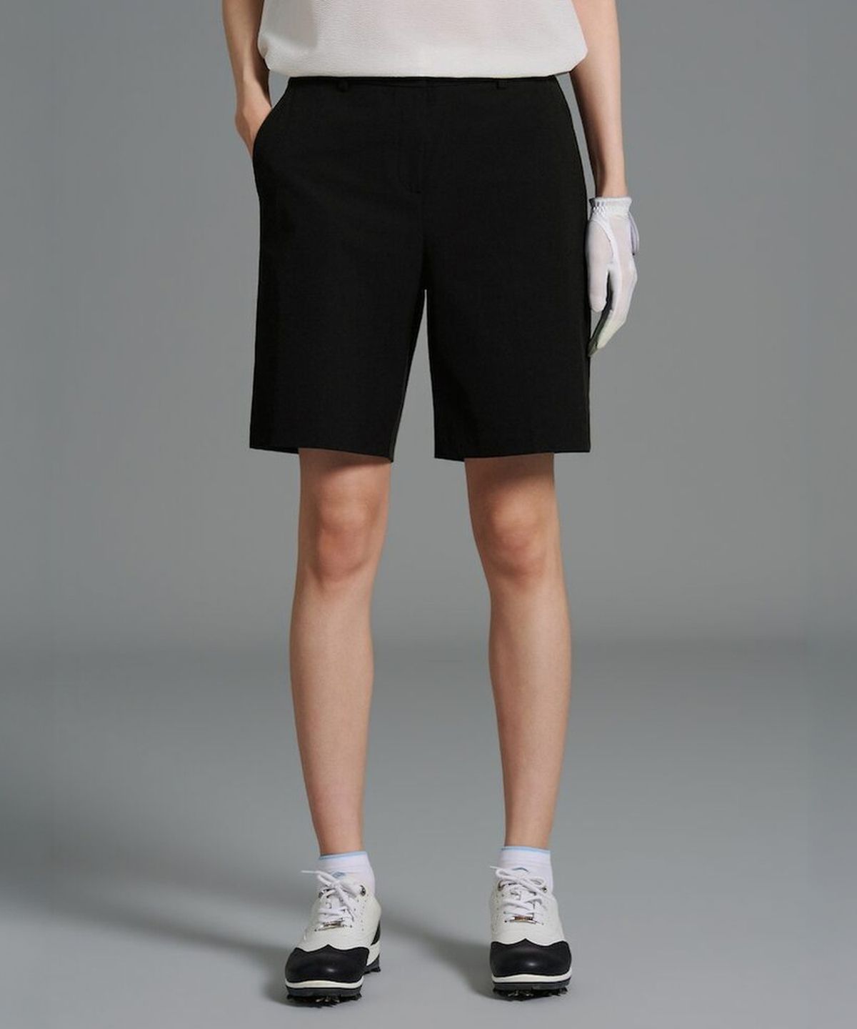 빈폴골프(BEANPOLE GOLF) 여성 5부 쇼츠 - 블랙