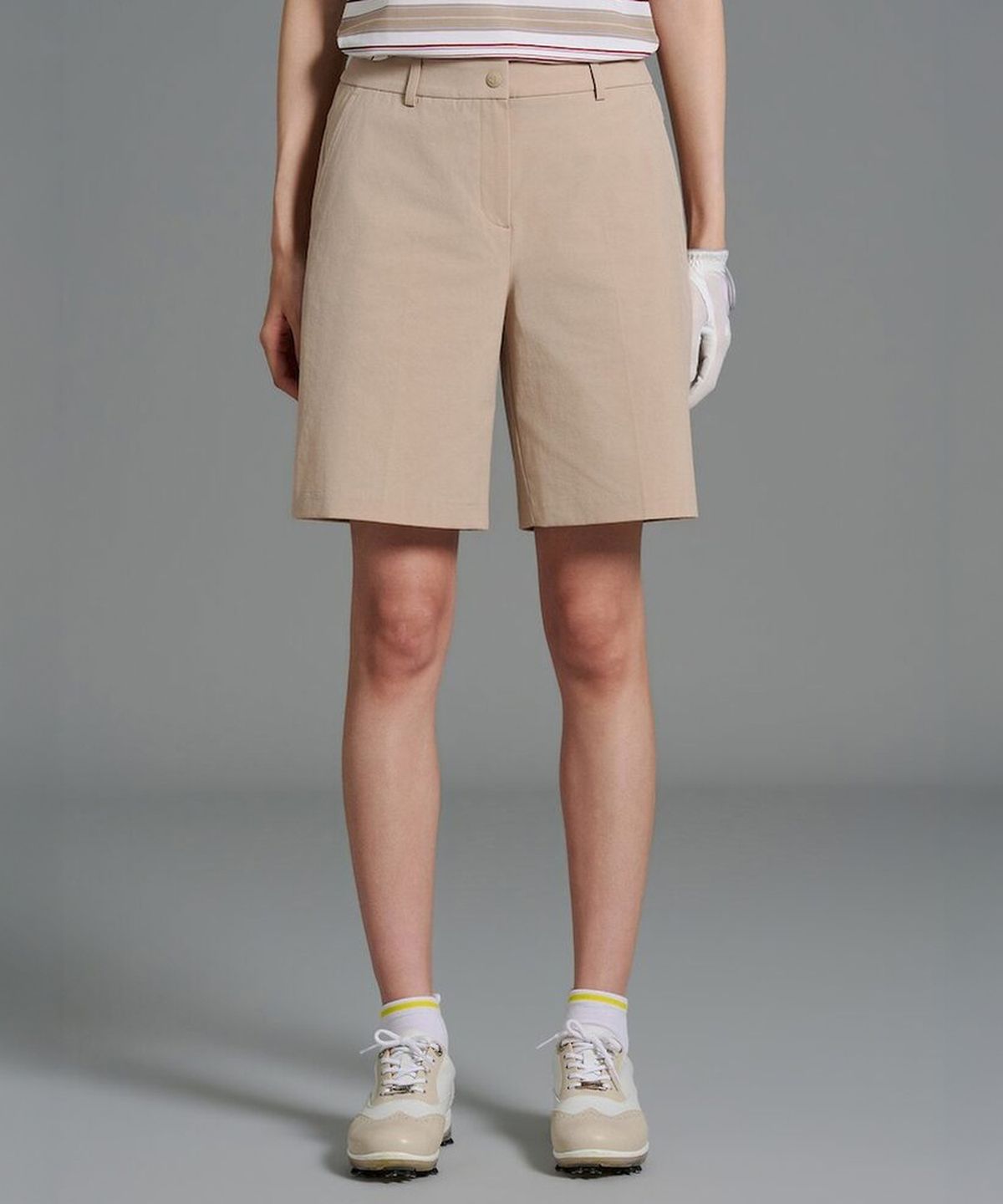 빈폴골프(BEANPOLE GOLF) 여성 5부 쇼츠 - 베이지