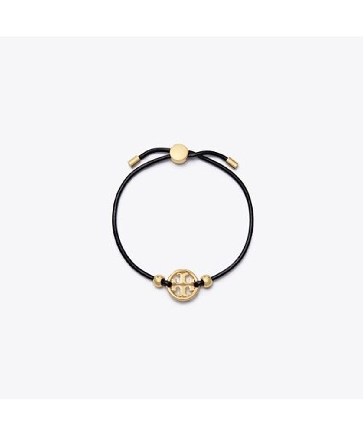 토리버치(TORYBURCH) 아이콘 슬라이더 브레이슬릿 - 토리 골드 / 블랙