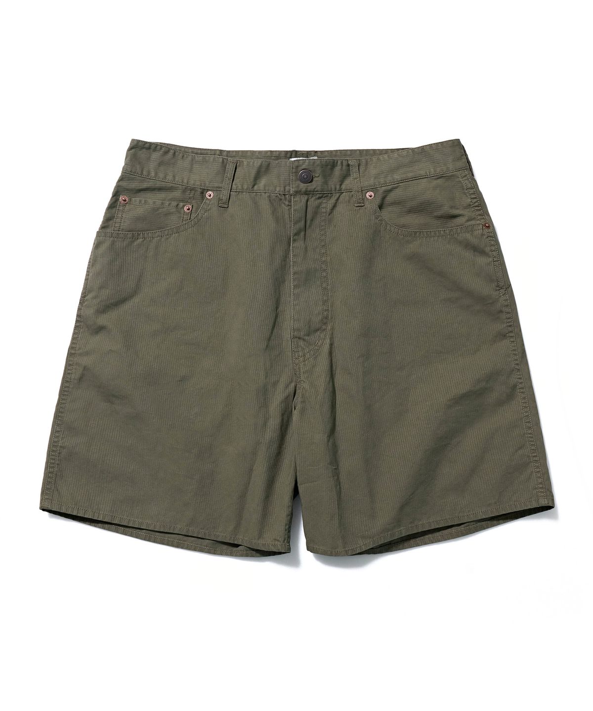에스파이(ESFAI) [MOSAWON X ESFAI] 5 POCKET COTTON SHORTS (OLIVE)