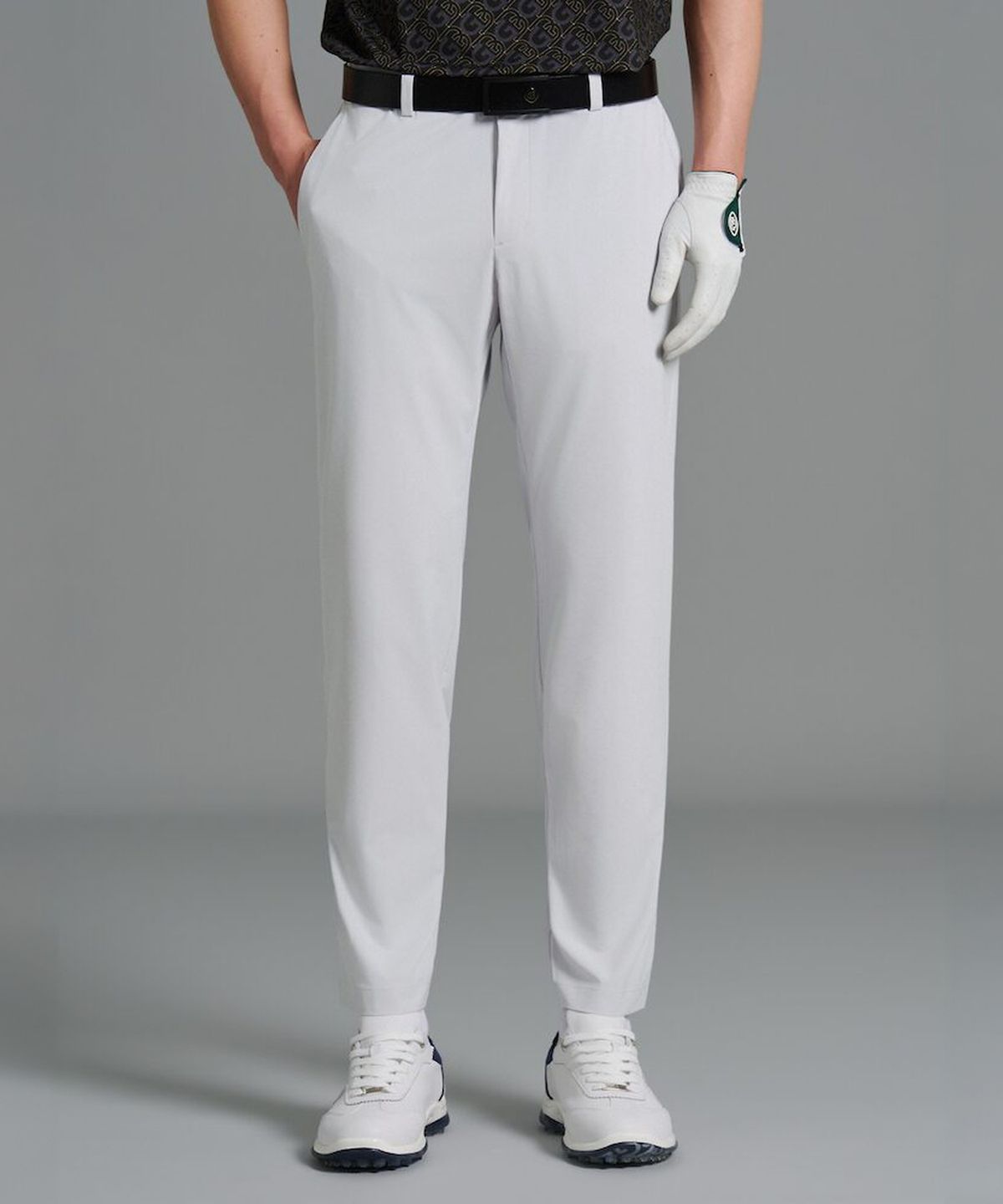 빈폴골프(BEANPOLE GOLF) [B_under] 남성 쿨펀칭 슬림 팬츠 - 라이트 그레이