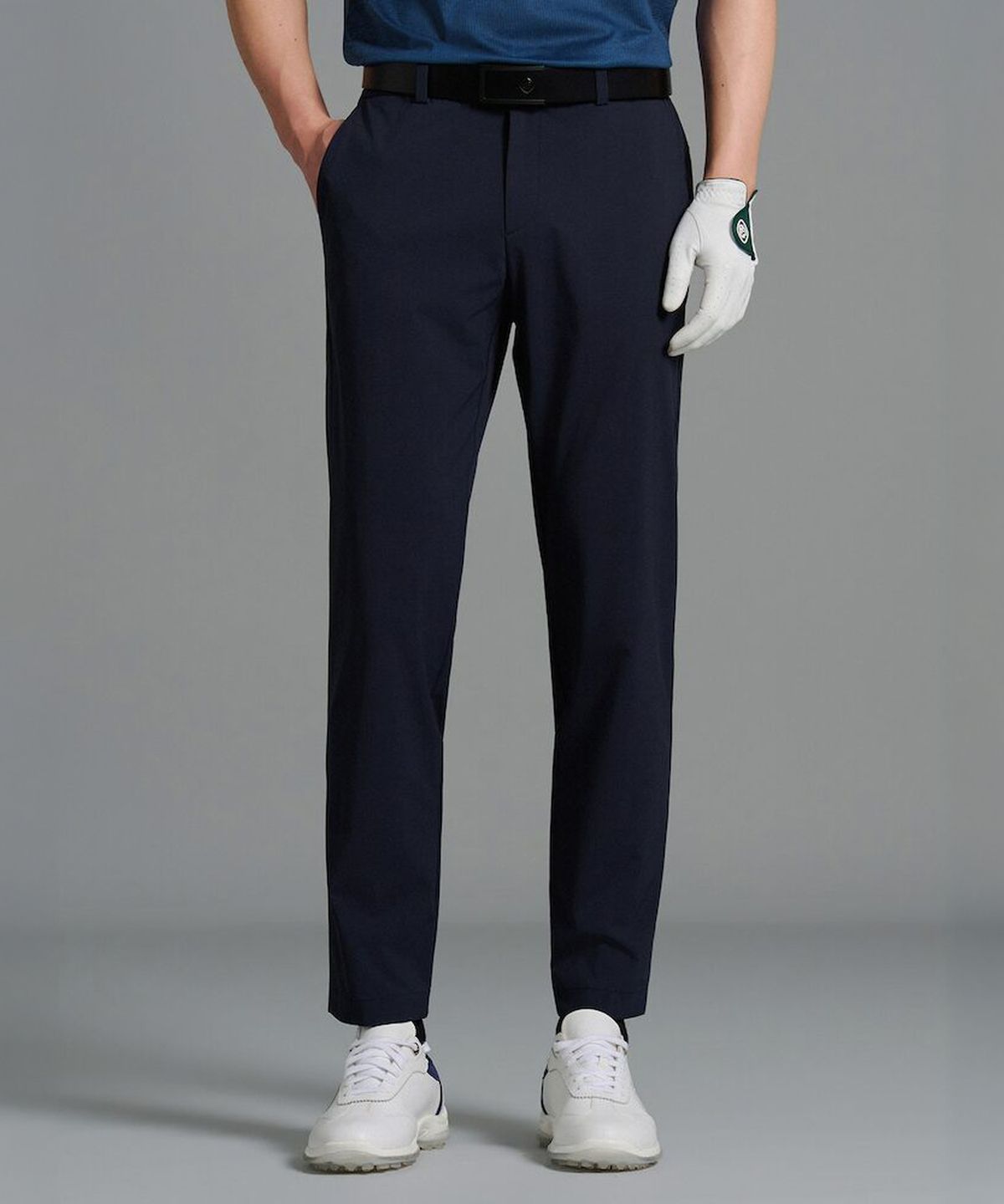 빈폴골프(BEANPOLE GOLF) [B_under] 남성 쿨펀칭 슬림 팬츠 - 네이비