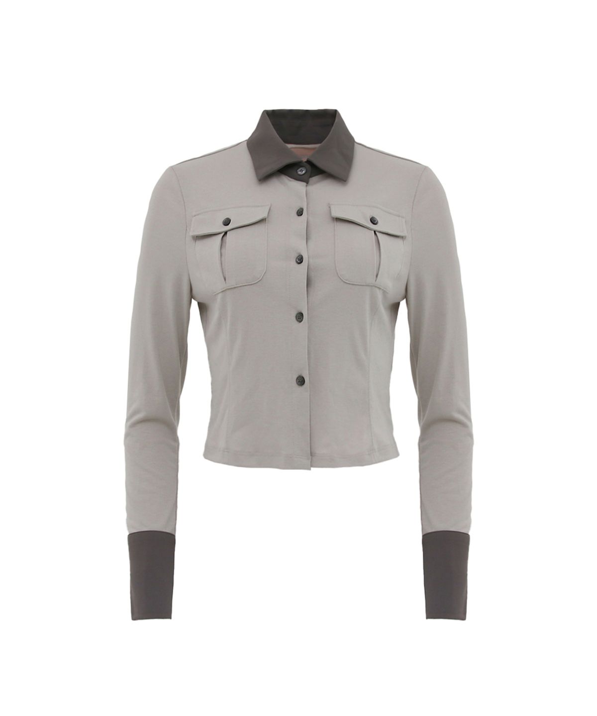 오드원아웃(ODDONEOUT) COLORED SLIM SHIRTS BEIGE