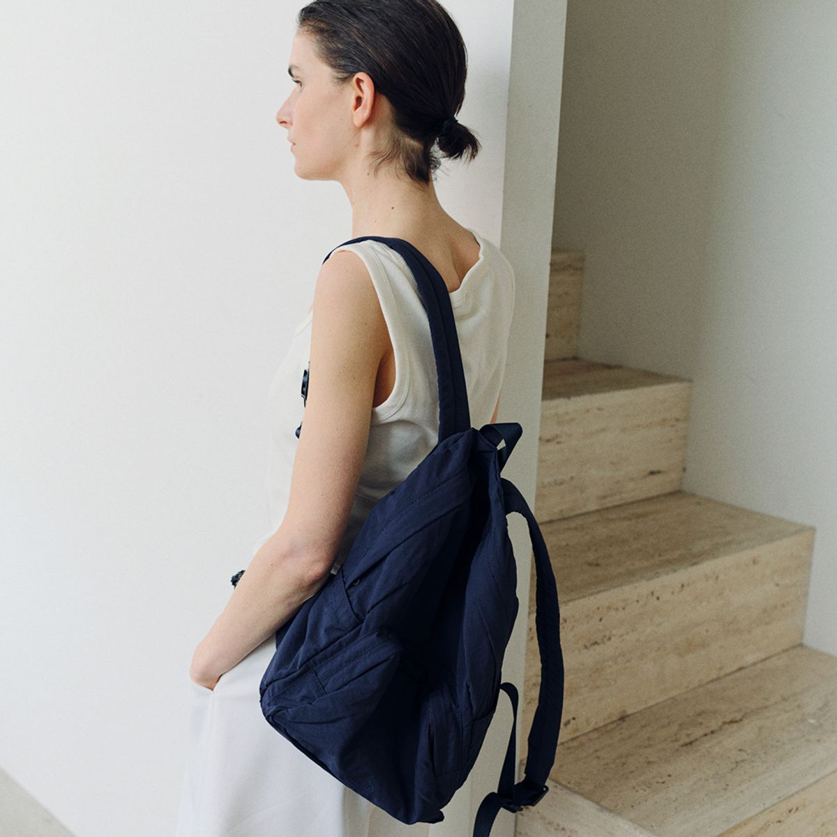 로서울(ROH SEOUL) Mini Root backpack Nylon Navy