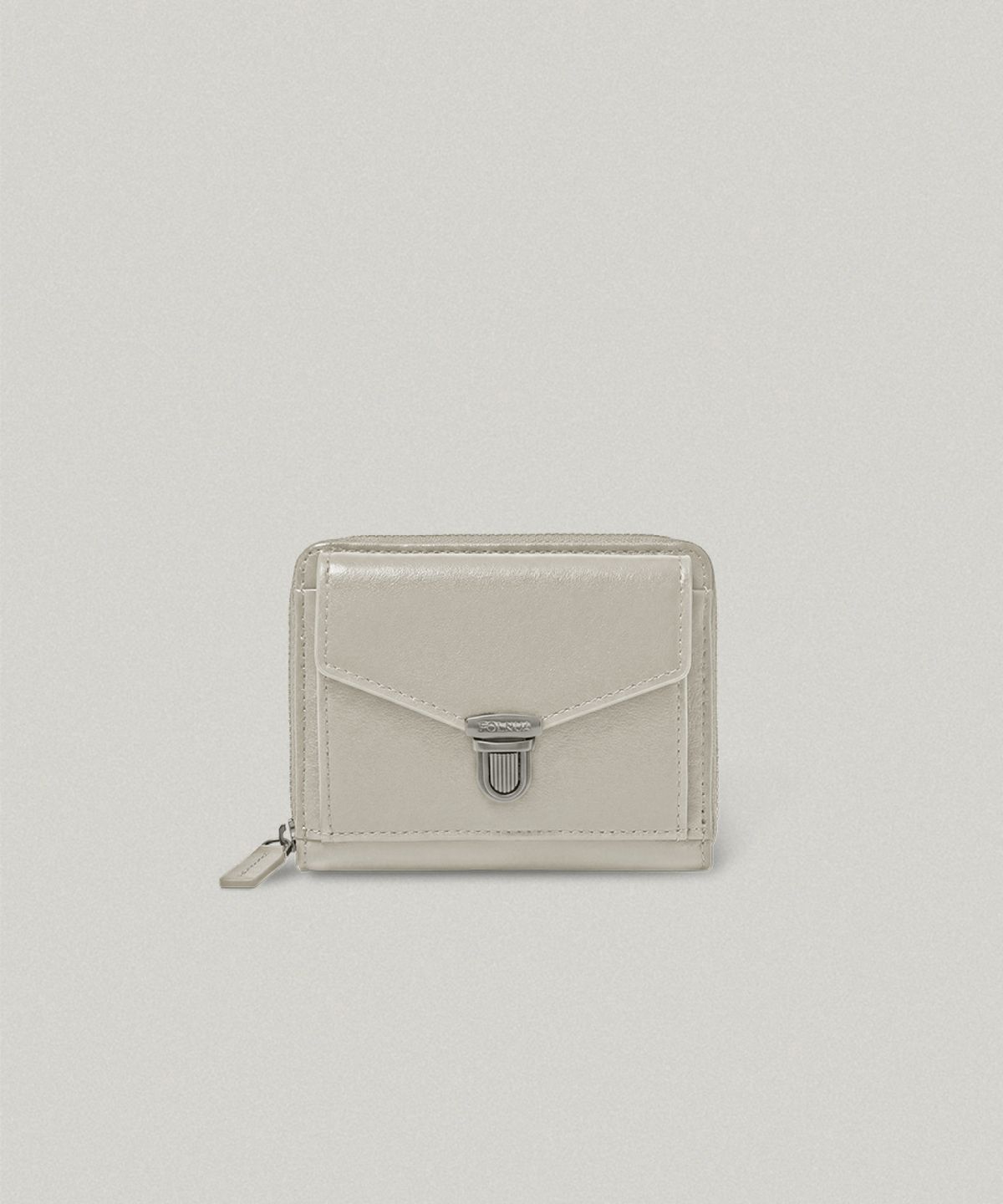 폴뉴아(FOLNUA) PORTE ZIPPER WALLET (ECRU)