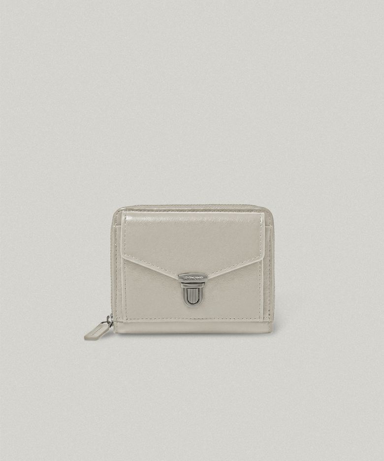 PORTE ZIPPER WALLET (ECRU)