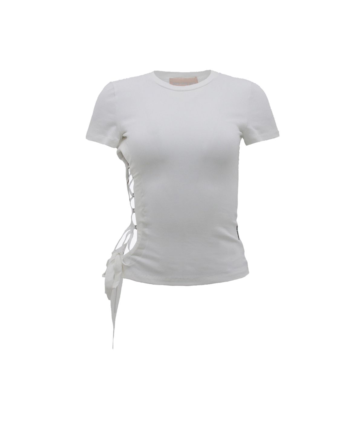 오드원아웃(ODDONEOUT) SIDE OPEN STRING TOP WHITE