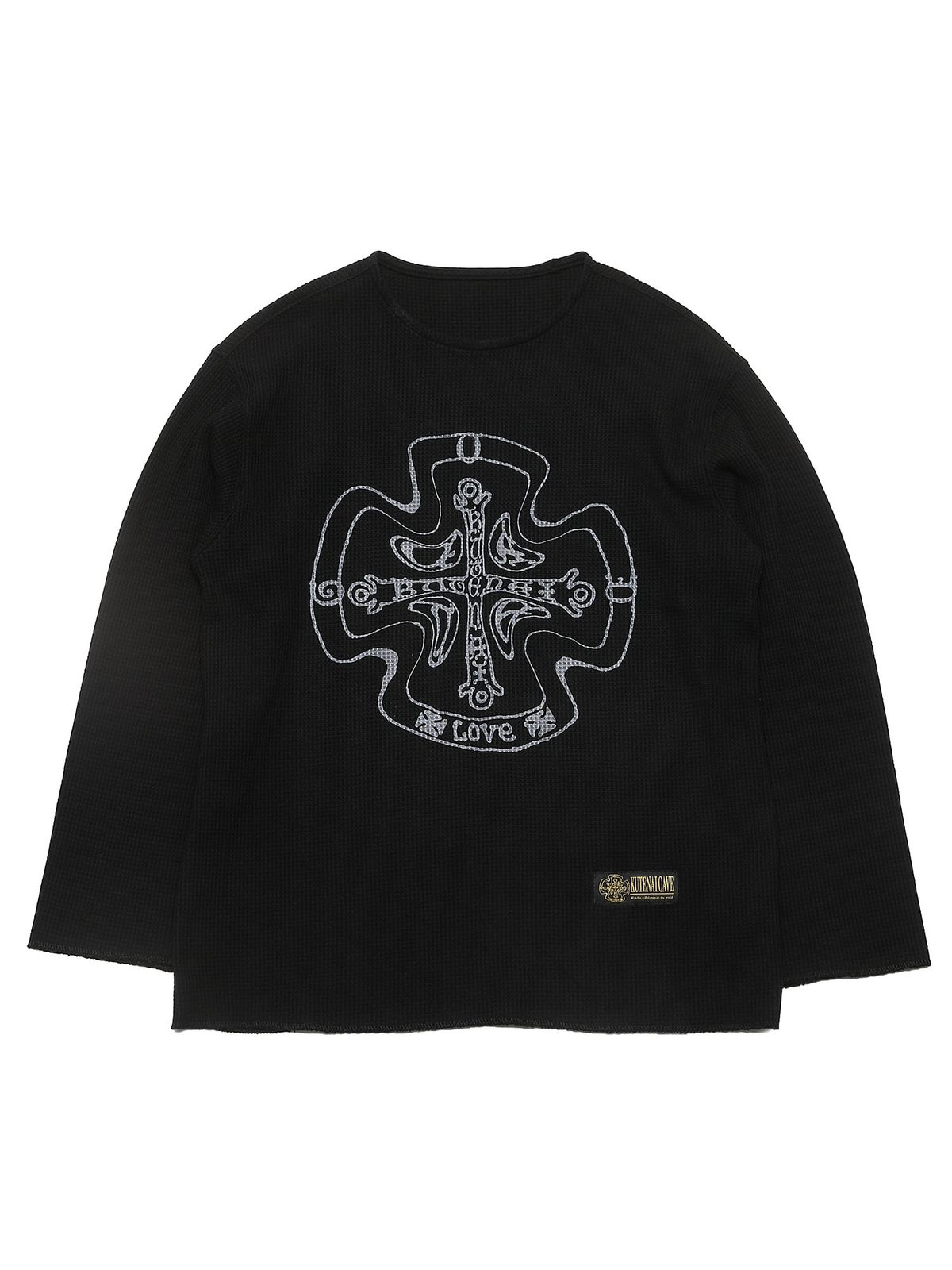 쿠테나이 케이브(KUTENAI CAVE) Cross of devotion waffle t-shirts