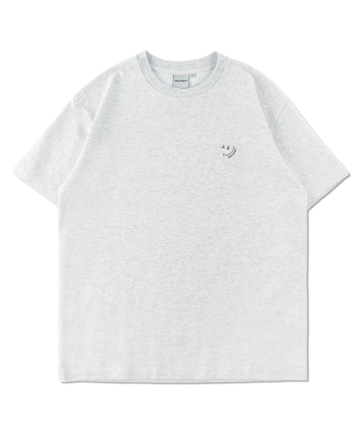 레이피커스(RAYFIKERS) 에센셜 스몰 로고 숏 슬리브 MQ7TU443_LIGHT GREY
